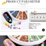 Neon Color Mylar Wheels Square & Circle Shapes (1)