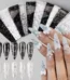 White Lace Nail Foil Prints (3)